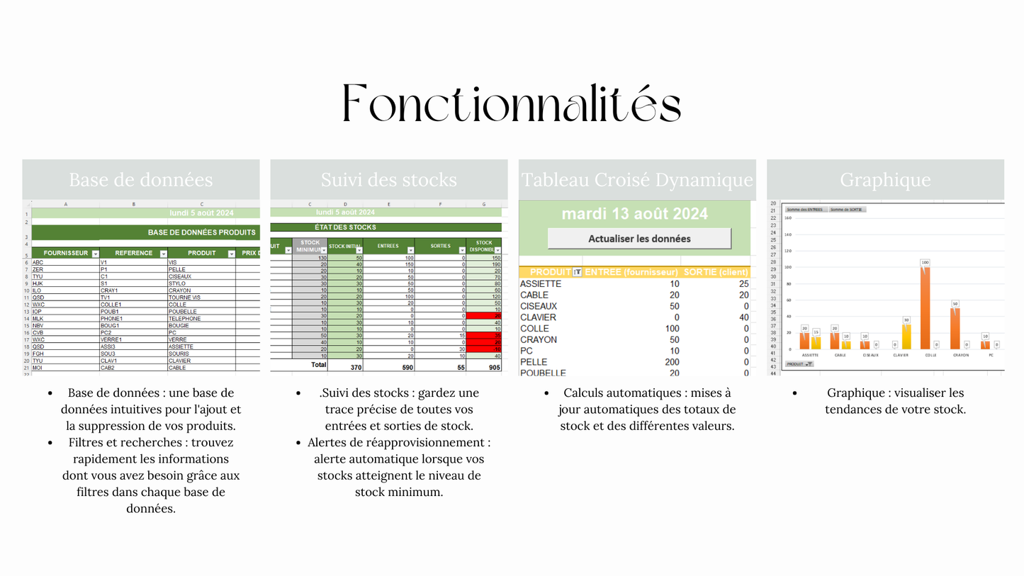 GESTION DE STOCK